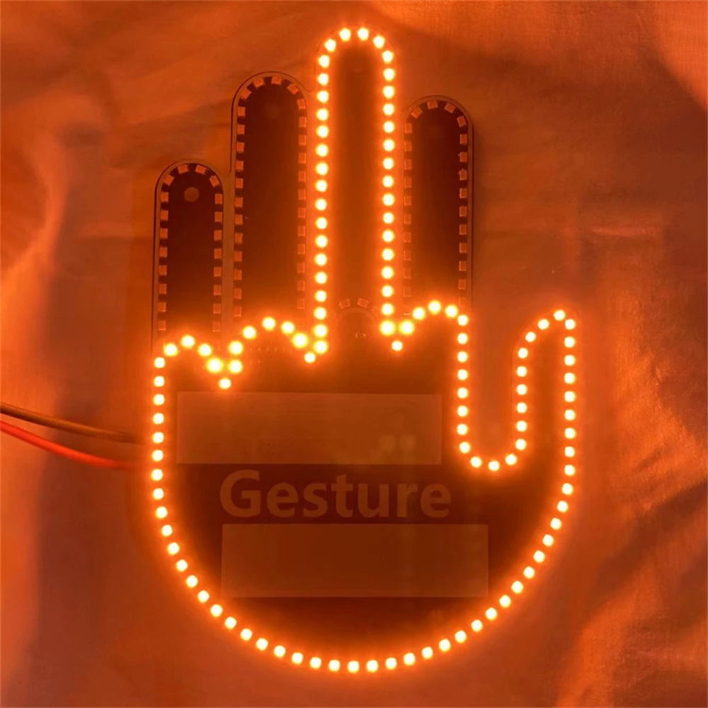 LED Hand Gesture Sign for Car