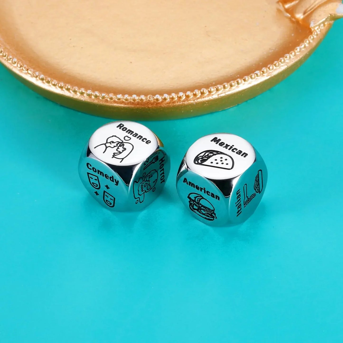 Movie & Food Decision Dice