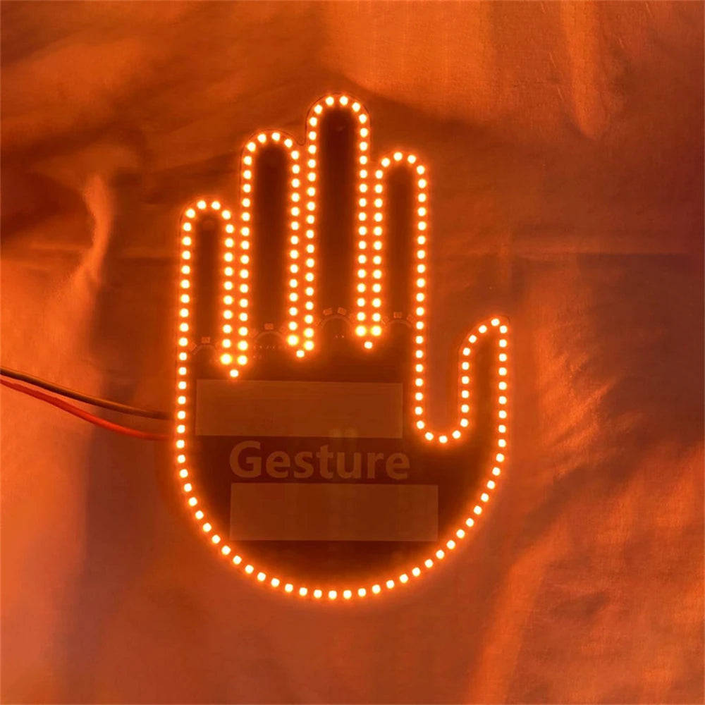 LED Hand Gesture Sign for Car