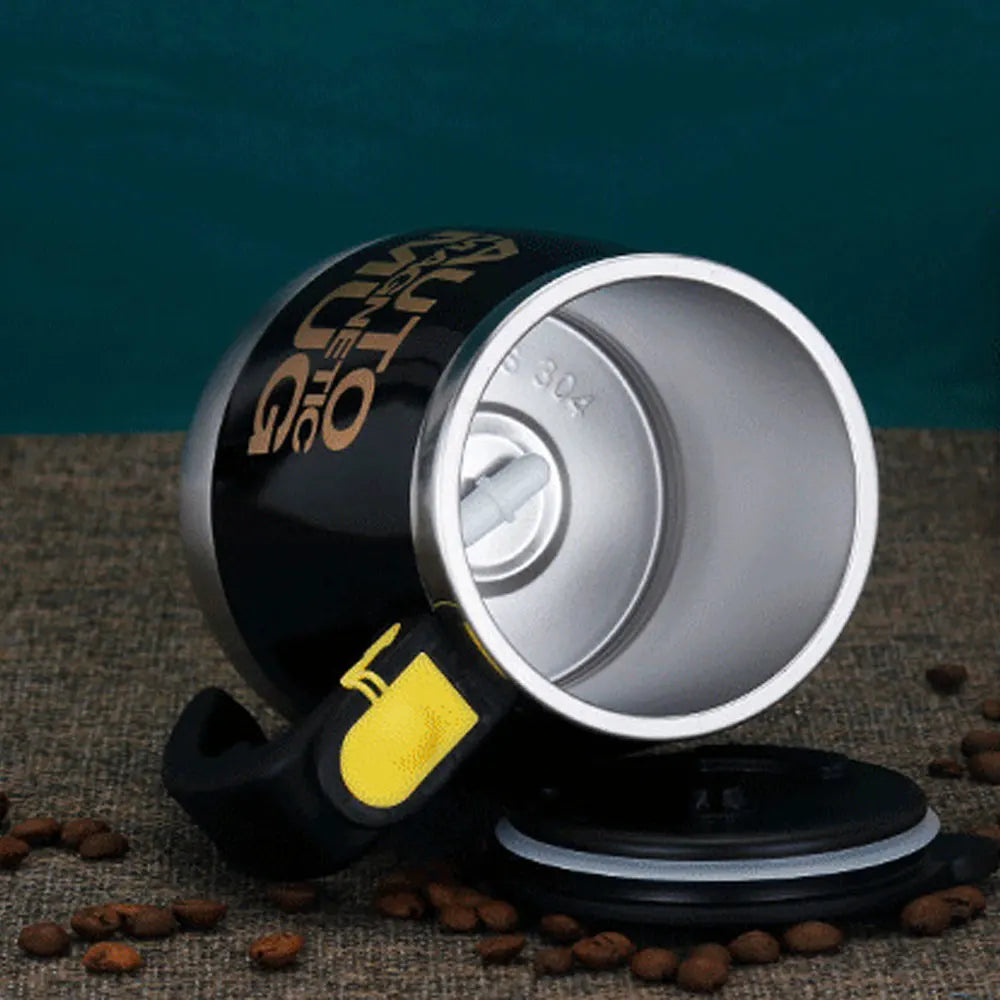 Self-Stirring Magnetic Coffee Mug