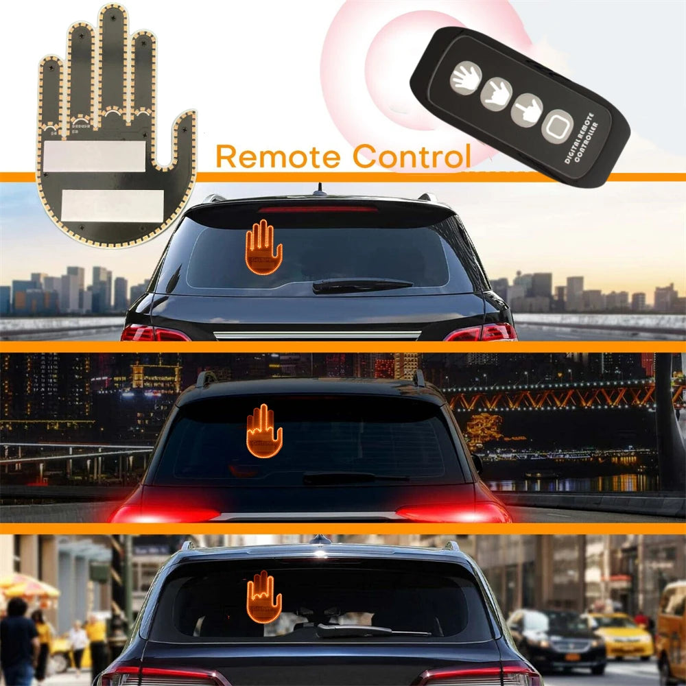 LED Hand Gesture Sign for Car