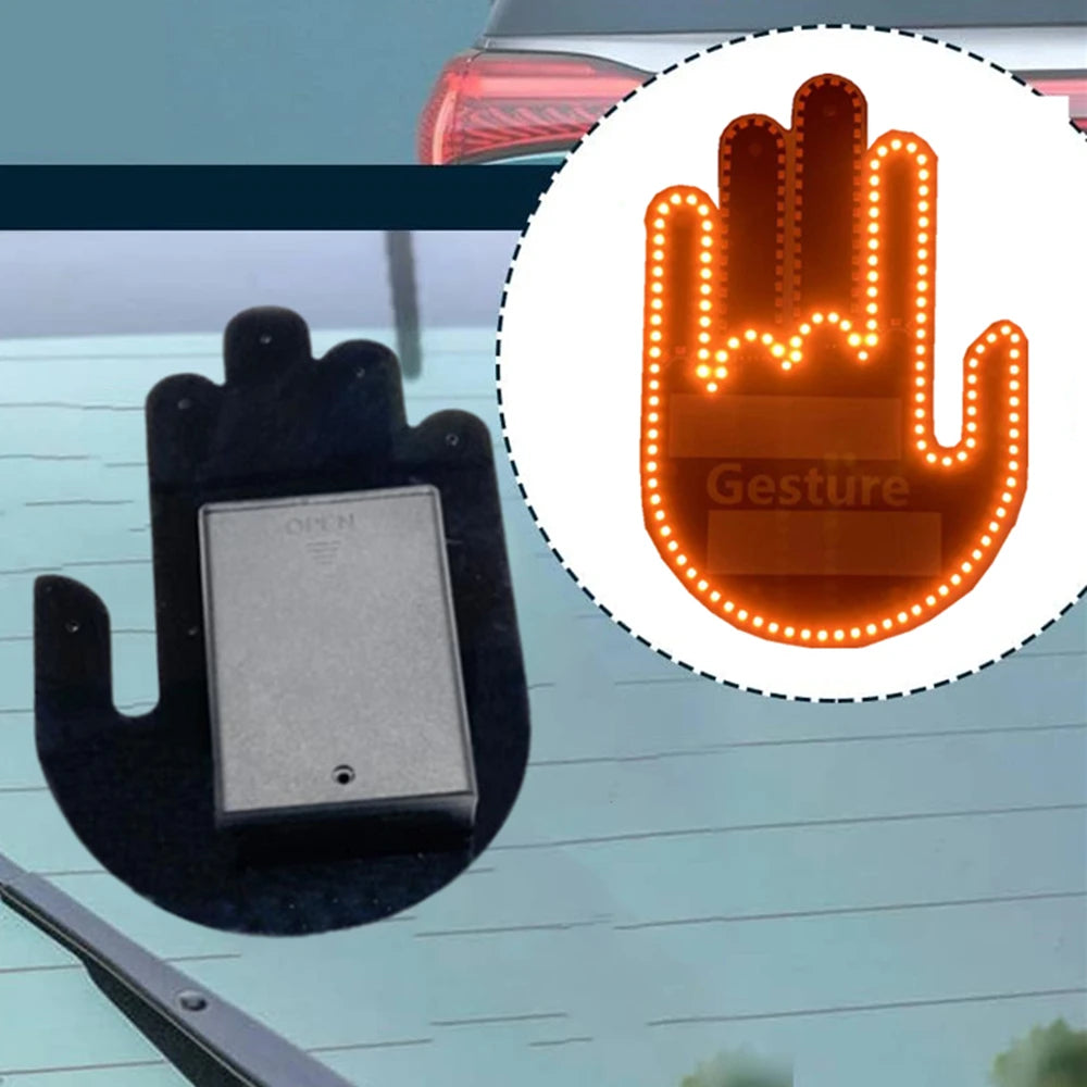 LED Hand Gesture Sign for Car