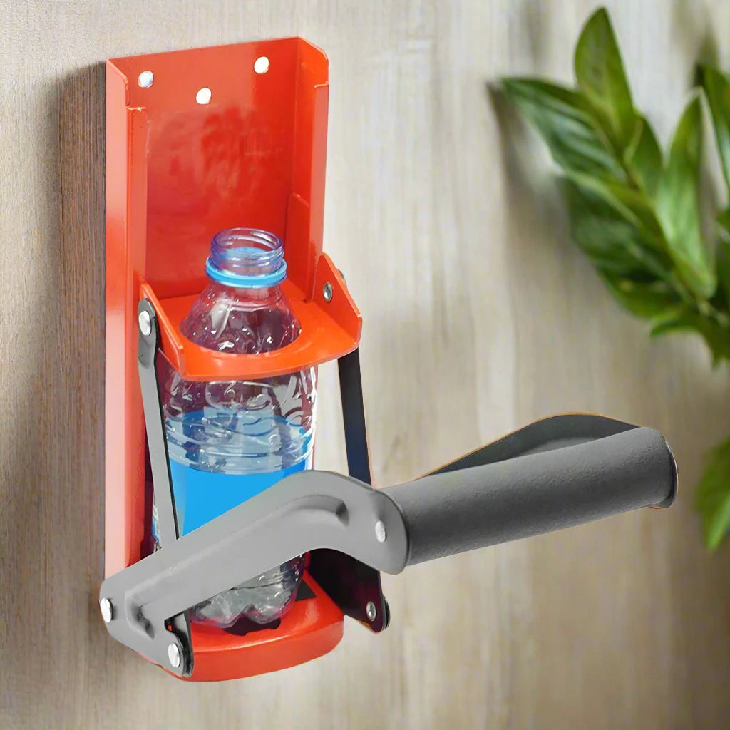 Wall-Mounted Soda Can Crusher